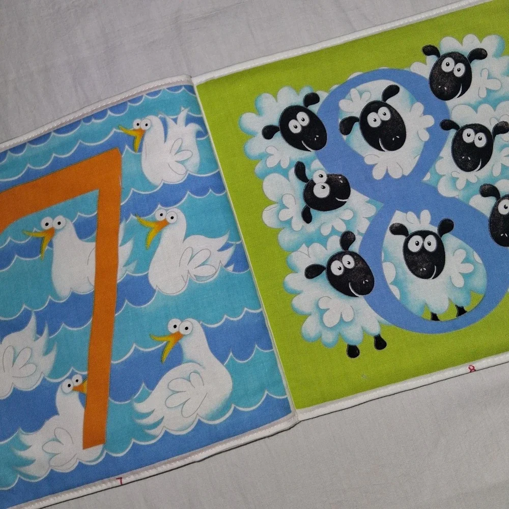 Baby‎ Soft Cloth Book Learning Numbers Animals Count with Me Toddler Toy
